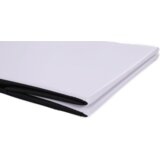 Kondela Zložljiv taburet, belo eko usnje, ZAMIRA | Shoptok.si