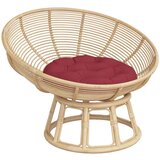 vidaXL Okrugli jastuk crvena boja vina Ø 60 x 11 cm od tkanine Oxford | shoptok.hr