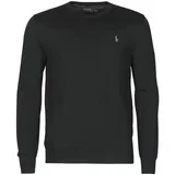 PULL COL ROND AJUSTE EN COTON PIMA LOGO PONY PLAYER Crna