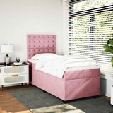  Box spring krevet s madracem ružičasti 80 x 200 cm bar&amp;scaron;unasti Slike