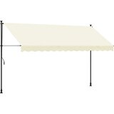 Tenda na uvlačenje krem 350 x 150 cm od tkanine i čelika | shoptok.hr