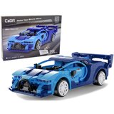 Lean_Toys Kocke za sestavljanje Auto Sports Race Car Blue R/C 325 kock | Shoptok.si
