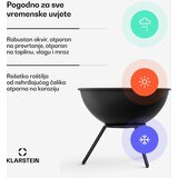 Klarstein Fireball nizko ognjišče | Zaščita pred iskrenjem | Odporno na korozijo | Robustno | 43 cm | Črna | Shoptok.si