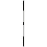  Stensko posteljno vzglavje črno 159,5x3x110 cm trdna borovina, (20738562) | Shoptok.si