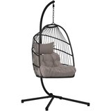 Modern Living Viseč Sedež Laura, Siva, Črna | Shoptok.si