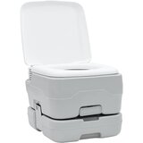  Kamperski WC set 2 pcs Siva i bijela Polietilen Visoke Gustoće | shoptok.hr