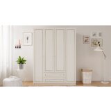 Hanah home Rb-079 matte white wardrobe | Eponuda.com
