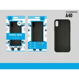  Maskica silikonska za Samsung Galaxy A40 - crna | shoptok.hr