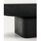 Kave Home Črna klubska mizica iz masivne akacije 70x140 cm Ovak – | Shoptok.si