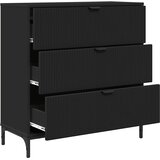  Kreveta s ladicama Crna 79,5 x 33 x 82 cm Konstruirano drvo | Eponuda.com