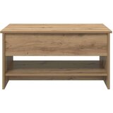 vidaXL Klubska miza artisan hrast 80 x 50.5 x 41.5 cm Konstruiran les | Shoptok.si