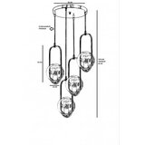 Opviq luster metal 846STL2876, bronza | Eponuda.ba