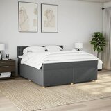 Okvir kreveta s oprugama i madrac svjetlosivi 180x200cm tkanina | shoptok.hr