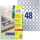 Avery Zweckform Zelo odporne etikete iz metaliziranega poliestra srebrne, Ø 30 mm | Shoptok.si