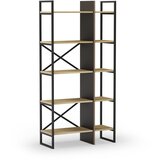 Marckeric Biblioteka u dekoru hrasta u prirodnoj boji 87,5x175 cm Ara – | shoptok.hr