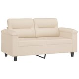  2-dijelni set sofa s jastucima bež od mikrovlakana | shoptok.hr