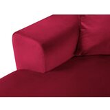 Cosmopolitan Design Crvena baršunasti sklopiva/s prostorom za odlaganje kutna garnitura (s desnim kutom/u obliku slova "U") Kyoto – | shoptok.hr