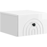  Stenski nočni omarici Bela visok sijaj 33 x 34,5 x 20 cm, (5000209429) | Shoptok.si
