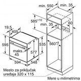 Bosch HSG7584B1 ugradna rerna sa funkcijom pečenja na pari | Eponuda.com
