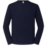 Fruit Of The Loom Granatowa koszulka męska Iconic 195 Ringspun Premium Cene