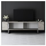 Hanah home tv polica yildiz travertine silver