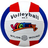 White Volleyball Ball, Size 5, Colorful Cene