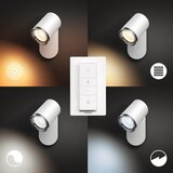 Philips LED prigušiva kupatilska svetiljka Hue ADORE 1xGU10/5W/230V IP44 + daljinski upravljač | Eponuda.com