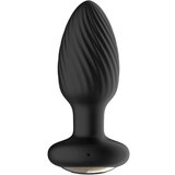 Funny Me 360 - na baterije, vodootporan, radio analni vibrator (crni) | shoptok.hr