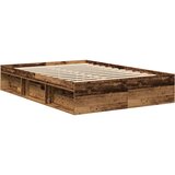  Okvir za krevet boja dimljenog hrasta 140x200 cm | shoptok.hr