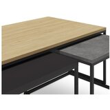 Marckeric Sive/v naravni barvi mizice v kompletu 3 ks 60x110 cm Camelia – | Shoptok.si