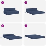 SOFA na razvlačenje Plava 152 x 86,5 x 60 cm Tkanina | Eponuda.ba