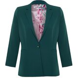 Trendyol Curve Green Woven Plus Size Jacket | Shoptok.si