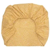 čaršav lastiš Basic kapljice, 70x140cm A064593-OKER