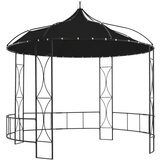 vidaXL paviljon 300x290 cm antraciten okrogel | Shoptok.si