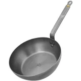 jeklena polirana ponev z ročajem 28cm, globina 8cm, (20892535)