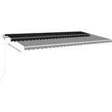 Automatska tenda sa senzorom za vjetar LED 600x300 cm antracit | shoptok.hr