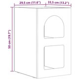  Noćni ormarić 2 pcs Sonoma hrast 29.5 x 35 x 50 cm | shoptok.hr