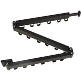  Teleskopska produžna zidna sušilica 123cm crna | shoptok.hr