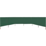 vidaXL vjetrobran sa 6 panela od tkanine 800 x 120 cm zeleni | shoptok.hr