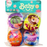  Set šarenih i edukativnih loptica Zvečka - 4u1 | shoptok.hr