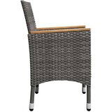 vidaXL 5-dijelni vrtni blagovaonski set sivi | shoptok.hr