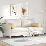 vidaXL valjkasti jastučići 2 pcs siva zelena Ø 25 x 70 cm | shoptok.hr