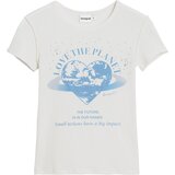 Desigual Majica 'Love the planet' plava / bijela | shoptok.hr
