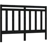  Uzglavlje za krevet crno 156 x 4 x 100 cm od masivne borovine | Eponuda.ba
