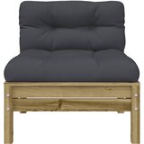  Vrtna sofa s jastucima i tabureom od impregnirane borovine | shoptok.hr