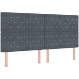  s madracem i skladištem Tamnosiva 200 x 200 cm Baršun | shoptok.hr