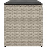  Vrtni stolci s jastucima 2 kom svijetlo sivi 40x40x43 cm | shoptok.hr
