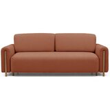 ELTAP Sklopiva/s prostorom za odlaganje sofa od bouclé tkanine boja terakote 244 cm Arcadova – | shoptok.hr