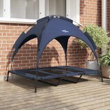  Krevet za psa Mornarsko plava 122 x 93 x 106,5 cm Čelik | shoptok.hr