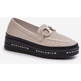 S. BARSKI Women's Leather Platform Moccasins with Decoration S.Barski | shoptok.hr